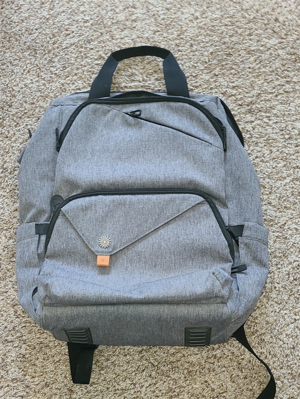 Hap Tim Grey Everyday Laptop Backpack - Casual Travel & Work